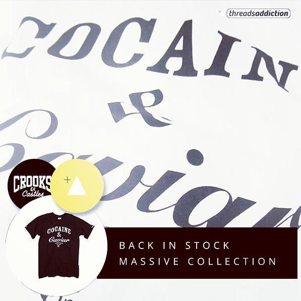 threadsaddict's tweet image. We've just updated our website with some new #cocaineandcaviar threads! Check it out! #crooksncastles