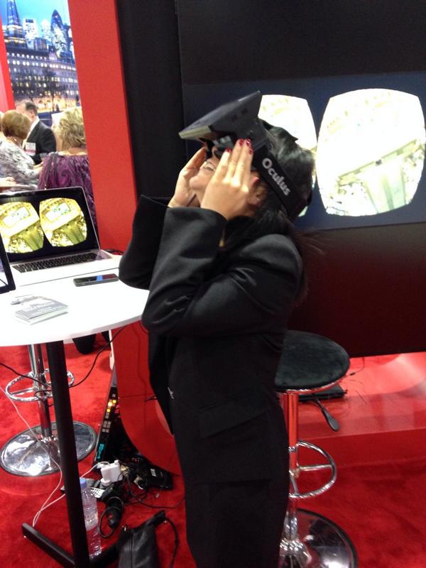 IMEXteresa's tweet photo. Having fun on virtual tour of London #IMEX14 Euro Party has started! @London_CVB @VISUALISE360 http://t.co/25NXKRWrM9