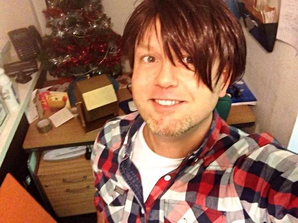 craigwilde's tweet photo. Aged 17 and last Christmas - in a wig! Hair transplant in 2015 I think! Lol http://t.co/ej0MvtL7Mi