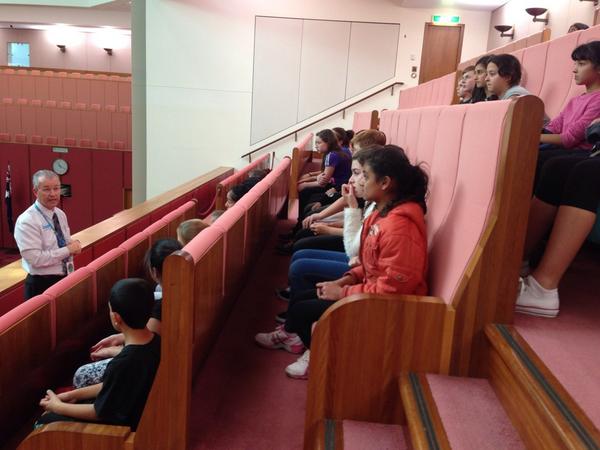 SJSyr62014's tweet photo. Sitting in the #Senate at the #Parliament house http://t.co/OINnQFMnbc