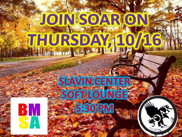 PCSoar1's tweet photo. Our weekly meeting is tomorrow at 5:30 in the soft lounge! Bring your friends :) #bmsa #providencecollege http://t.co/nohV0Tlv41