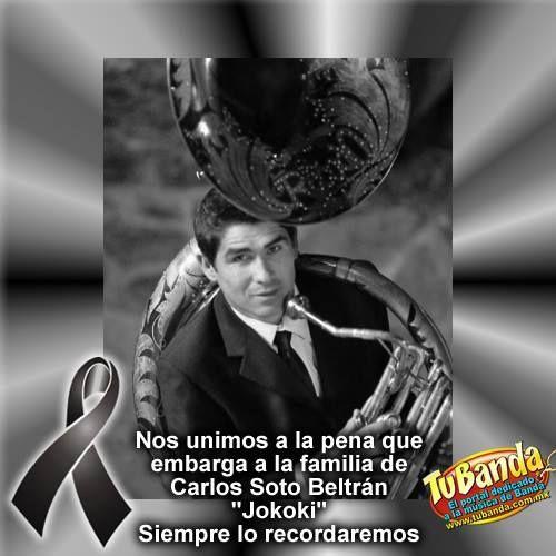 con60minutostu's tweet photo. Nuestras condolencias a banda @ElRecodoOficial y a la familia d Carlos Soto Beltrán #Jokoki descanse en paz http://t.co/GbSxVxw7AJ