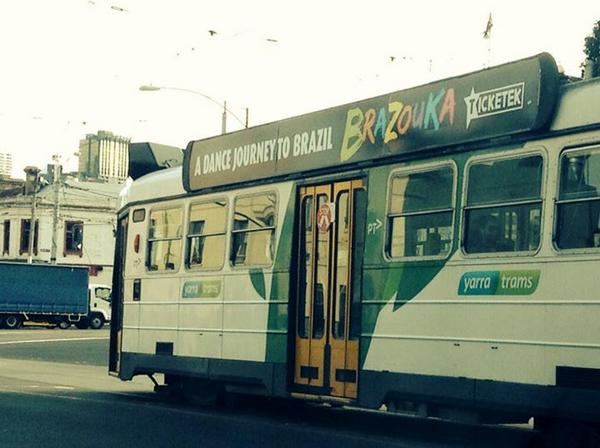 BebeLambazouk's tweet photo. @BrazoukaLive  trams in Melbourne! ;-) Excited to start our tour in Aust from next week!#brazoukaAU #energialambazouk http://t.co/Me8JS5KXlj
