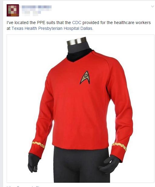 StarfleetProbs's tweet photo. Uh-oh. #Ebola #StarfleetProblems http://t.co/oskZjNAcuP