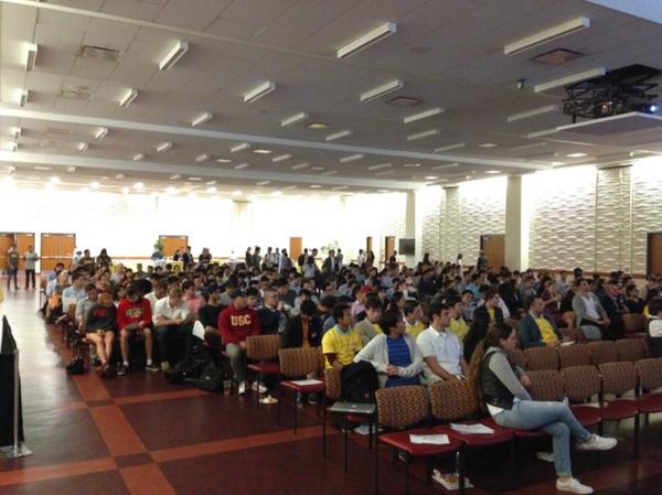 Great showing as <a href="/startupequinox/">Startup Equinox</a> begins <a href="/USCGreif/">USC Greif Center</a> <a href="/startupmind/">Ashish Soni</a> <a href="/annenberglab/">AnnLab</a> <a href="/USC/">USC</a> <a href="/USCMarshall/">USC Marshall School of Business</a> #fighton <a href="/USCTrojans/">David</a>