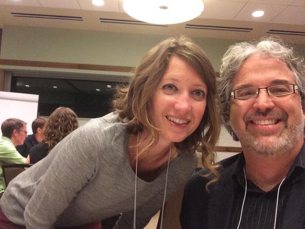 Coaches outnumbered clients, but the #DVRtig #p2i slide clinic was awesome #eval14 - great to see @evergreendata