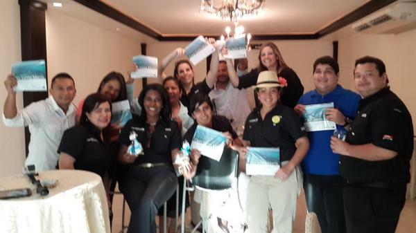 Coctel en #santiago #hotelgrandavid #copavacations con las Agencias de Viaje
