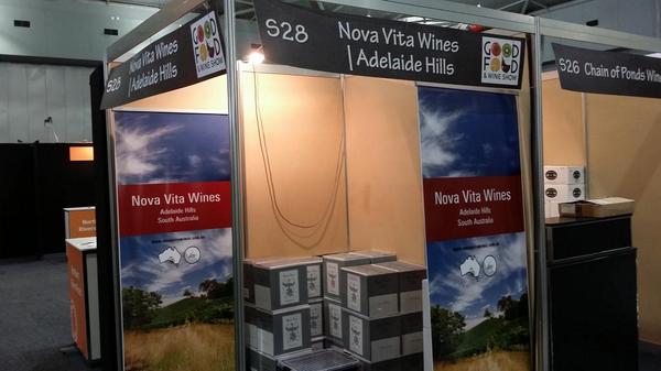 In Brisvegas?Come along to Good Food &amp; Wine show and taste Brother Mark's from Nova Vita wares #goodfoodie #wine
