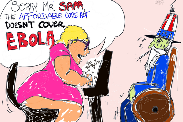 erikfmiller's tweet photo. My latest editorial cartoon #sickhumor http://t.co/2ZInWxoCxW