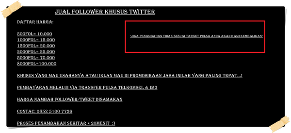 jasa nambah follower twitter hub.085251007726 (NO TIPU) silahkan cek favorit kami