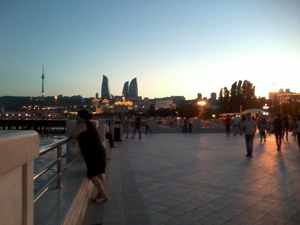 Lasha2494's tweet photo. I spent such a Great time in Baku. I miss that days when i was standing and watching to the Sea. I miss you Baku ;( http://t.co/3H825N26bA