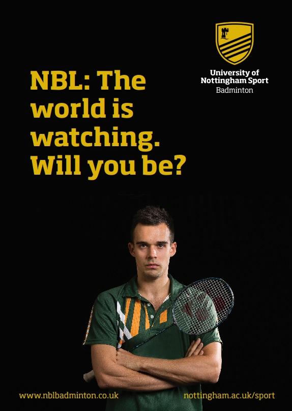 <a href="/UoN_NBL/">UoN NBL</a> say "the world is watching" - but have you booked tickets for 3 November yet? tickets.sky.com/Badminton/Nati…
