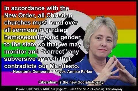 b044297b5db1450's tweet image. "@gb_ball: 'We must give up R freedoms to promote order and equality' #HoustonMayor http://t.co/Cbthm2sTjZ" #TotalitarianRule #GOVfail #tcot