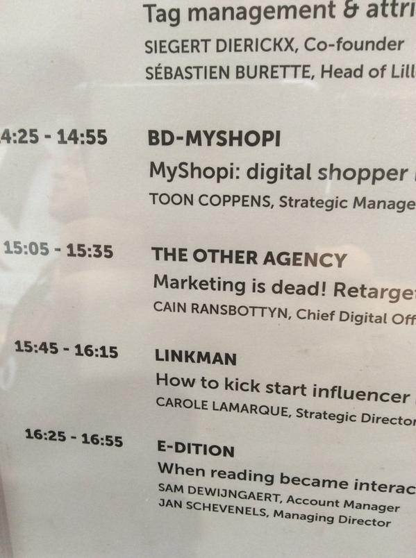 roelbeckers's tweet photo. Ben benieuwd wat'm nu weer te vertellen heeft. @ransbottyn #DigitalFirst2014 #D1st http://t.co/LQEuSkQ6MK