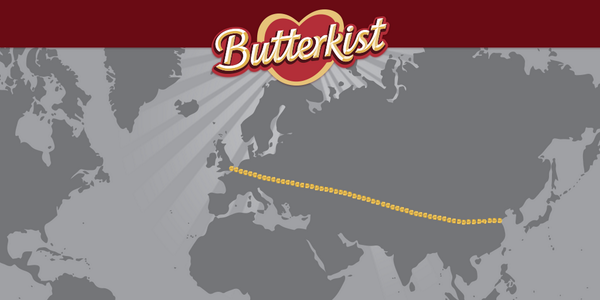 ButterkistUK's tweet photo. #ButterFact: if we lined up all the popcorn we made each year, it would reach China! http://t.co/cej53ui3ZA