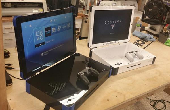 JoystickCloud's tweet photo. Ya existe el PlayStation 4 portable, pero no cabe en tu bolsillo. http://t.co/oLXTooJzJo | http://t.co/XLvykTVzFW