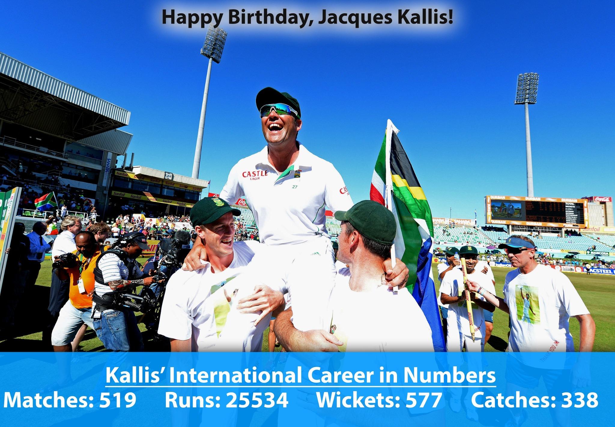 Happy 39th birthday, A look at King Kallis remarkable career in pics:  