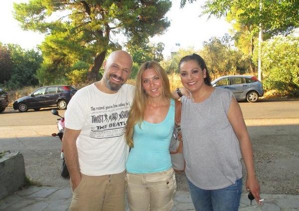 Agapi20's tweet image. Backstage #StudioAlpha σειρα &apos;&apos;Τριχες&quot;