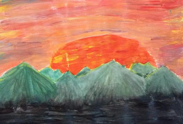 ArcadiaEdu's tweet photo. Give them paint, a brush and a morsel of direction and the results are usually wonderful! This is from year 6: http://t.co/2wwpufpAW6