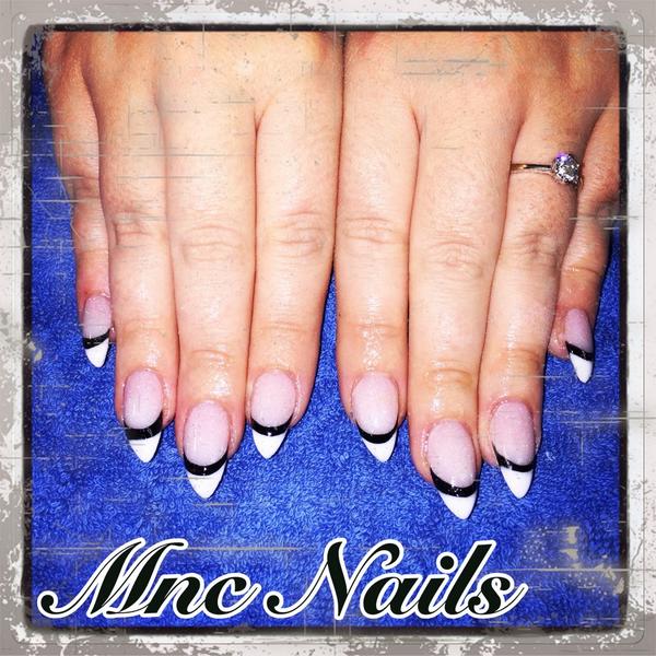 #acrylic #extensions #youngnails #nailsystem #frenchwithatwist  #nauticatattoo #mncnailsbelfast