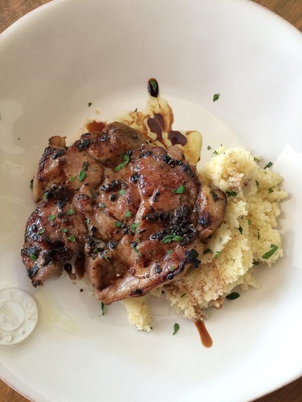 가을 메뉴 테스팅 중 _ 허브 목살 오븐구이, 세이지+ 마늘 / 펜넬 + 로즈마리