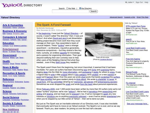 sitecheckerapp's tweet photo. Yahoo Directory is closing in December. Here are some images from throughout its lifetime http://t.co/XNi0w4nhGW http://t.co/6aEZte0xb2