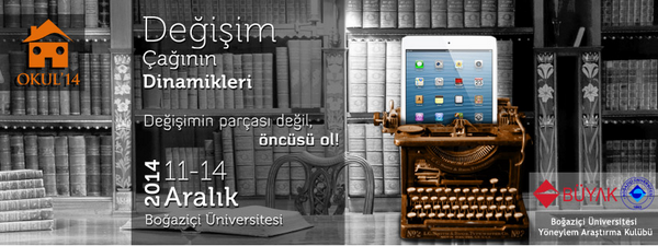 OKUL'14 başvuruları açıldı!

11-14 Aralık tarihinde gerçekleşecek OKUL'14'e başvurmak için: okul.boun.edu.tr/?page_id=1231