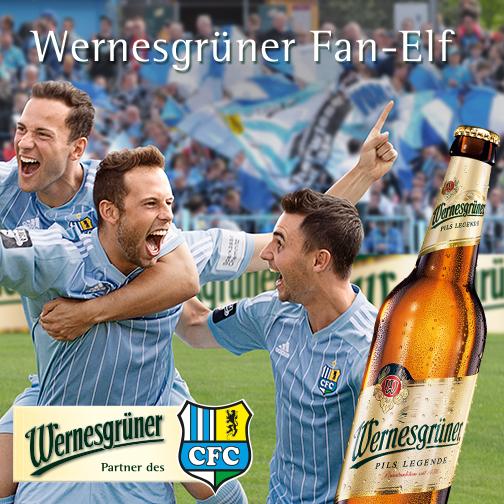 Sei live dabei, wenn sich der <a href="/CFC_Himmelblau/">hatatyann</a> für die Saison 2015/16 fit macht! wernesgruener.de/fan-elf/  #Wernesgrüner