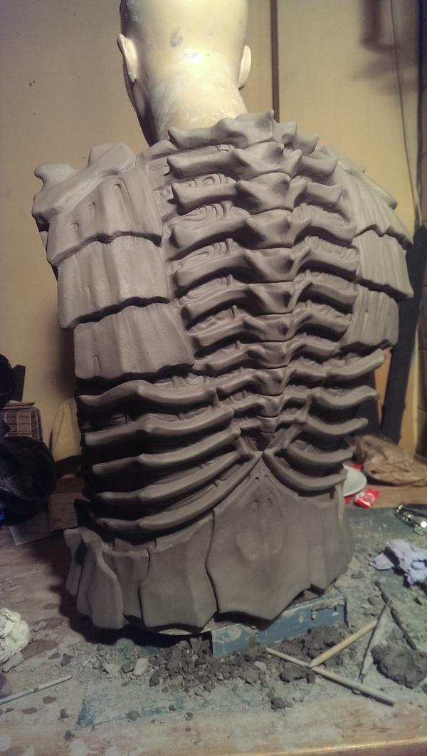A 100% perfect back-plate. | Bone armor, Armor, Bones