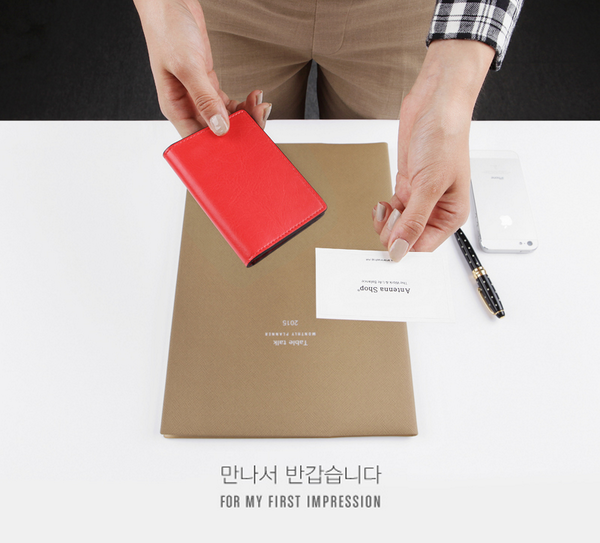 Antenna_Shop's tweet photo. [Table talk] TPO Namecard case 
"만나서 반갑습니다" 미팅 시 첫 인상의 완성은 명함 케이스라 하죠. 
이젠 명함 케이스에도 욕심내세요.  http://t.co/1P6Kt43LWI http://t.co/UVHu20RZWz