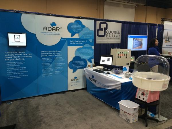 dspringfield's tweet image. &quot;@mfahey77: @Adar_IT Day two #UBMmidwest #headinthecloud Booth 330 http://t.co/xsxgna5j8o&quot; These guys have a pretty sweet booth.