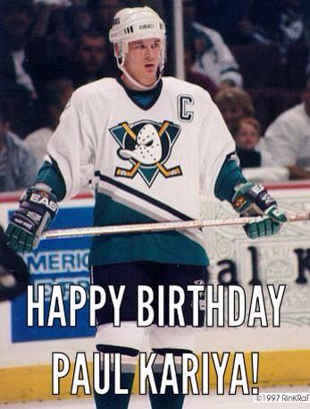 Happy Birthday Paul Kariya! 