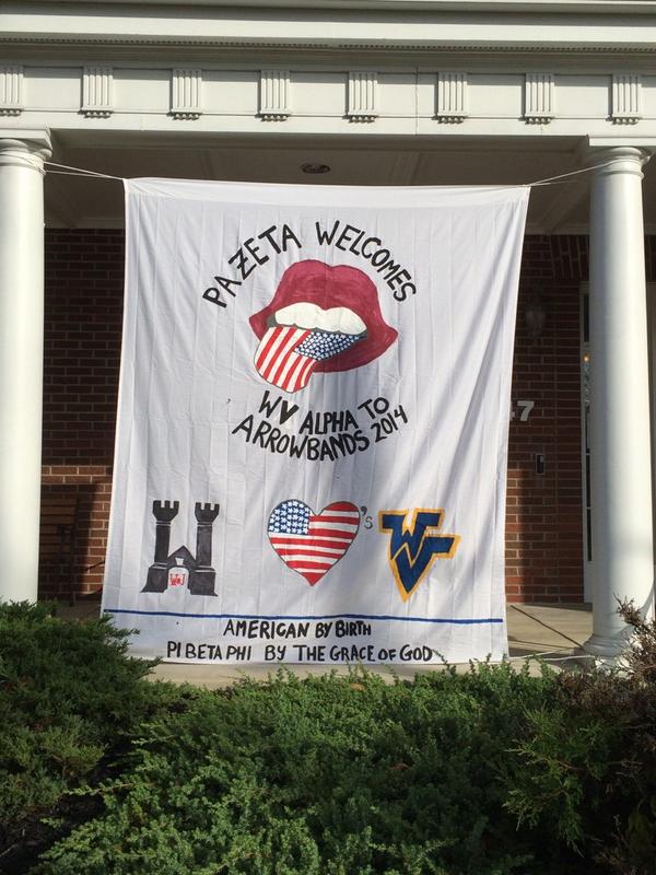 wj_piphi's tweet photo. Our chapter is excited to meet some of the lovely ladies of @PiBetaPhi_WVU http://t.co/NlJ792jML3