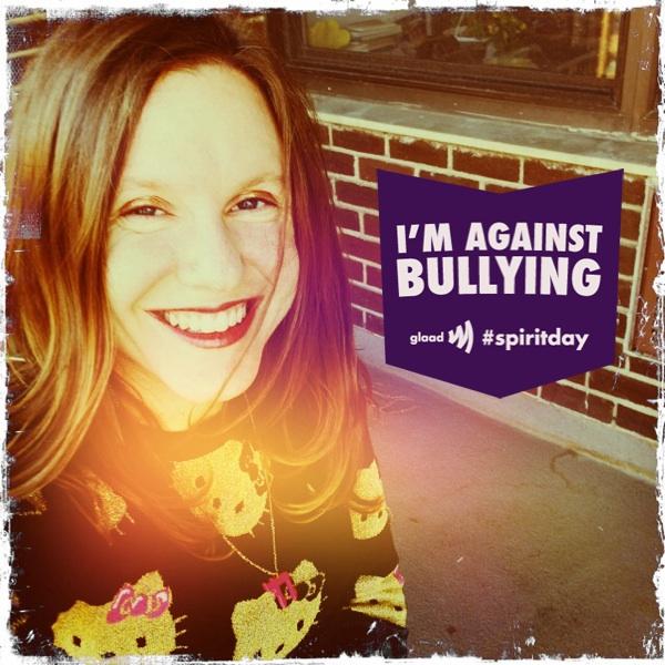 I am taking a stand against bullying for #SpiritDay! Join me: glaad.org/spiritday