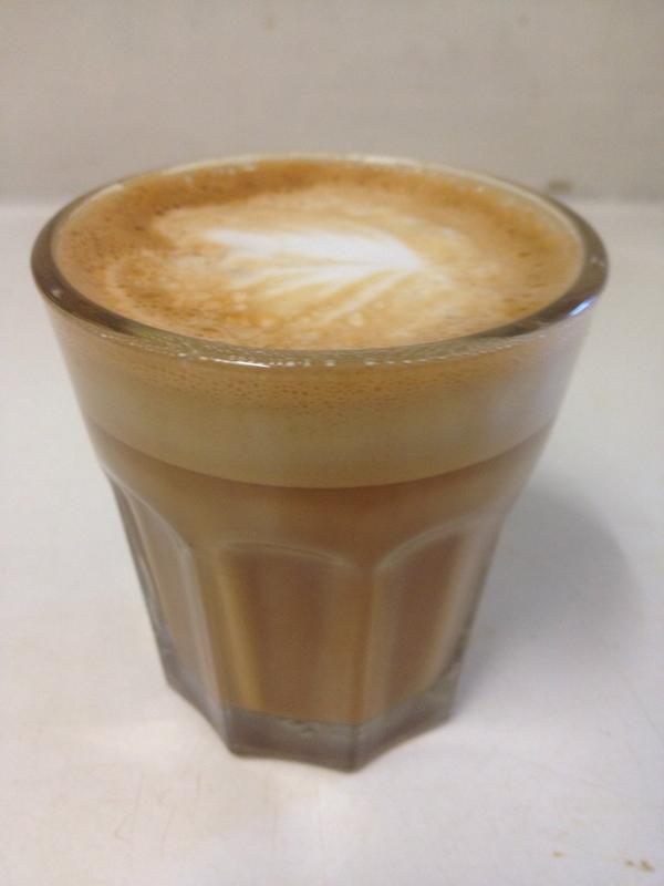Rosswald's tweet photo. Coffee will fix my scalded eyes. #baristaproblems http://t.co/x3rjd9nrAS