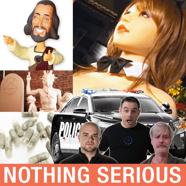 UrlyBits's tweet photo. RT @NSPod: We have standards - Nothing Serious #Podcast 80 is live :D #police #religion #poop  http://t.co/wjknATPeYn http://t.co/ALxRlXGcMY
