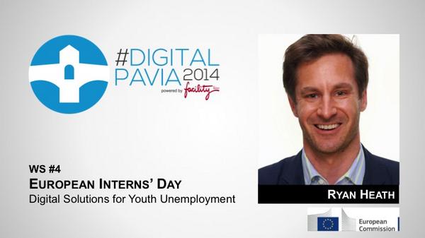 DigitalPavia's tweet photo. @RyanHeathWriter on how technology can help struggling youth unempolyment. Live stream http://t.co/EQm9QCixAF http://t.co/UuRXuHY7yr