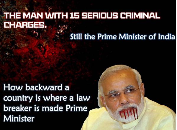 Fahad4014's tweet photo. #ModiIsAWarCriminal http://t.co/4wHXsARmMN