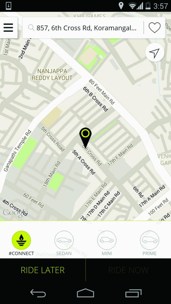 Olacabs's tweet photo. Seen the #Connect icon on the app? It has the power to fire up some Diwali magic. Update app to get it #olaconnects http://t.co/YyOoRgvQme