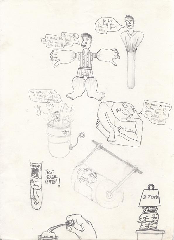 itsnicethat's tweet photo. Mr.Bingo's drawings from when he was a wee lad at school - http://t.co/bgNYOh5At9 @Mr_Bingo #INTbacktoschool http://t.co/A3hhTHpzp4
