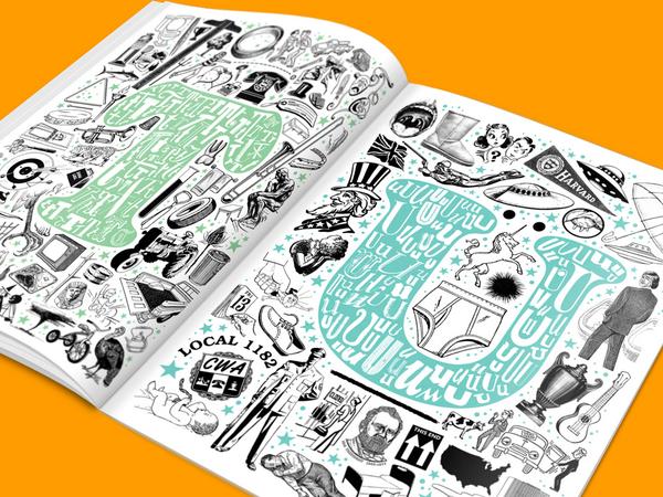 WIRED's tweet photo. A new book helps teach kids the Alphabet with dozens of off-beat drawings for every letter http://t.co/eOBsKlowso http://t.co/WPSWimOmmh