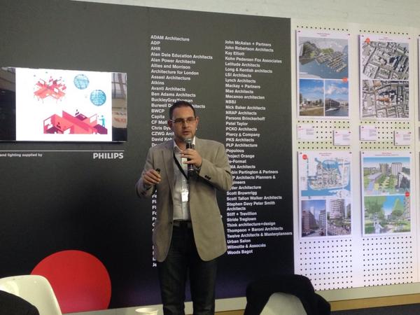 ArchitectsJrnal's tweet image. Talk happening now at the #ArchitectureTomorrow exhibition at #MIPIMUK