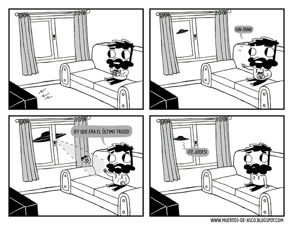 MuertosDeAsco's tweet photo. No vienen en son de paz, son unos cabrones. http://t.co/fRBeSR1BIP #webcomic http://t.co/wWmvU8NPXm