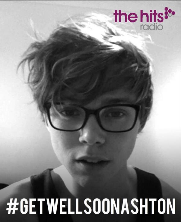 thehitsofficial's tweet photo. Oh NO! @Ashton5SOS has been rushed to hospital! We have all the details here: http://t.co/m37O64l3Eh http://t.co/Clkg83aipT