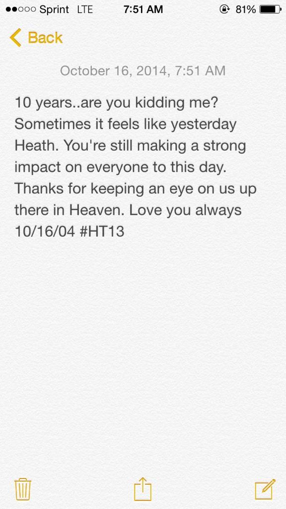 SkyHoke30's tweet photo. Miss you buddy #HT13 http://t.co/apO0cP5VDh