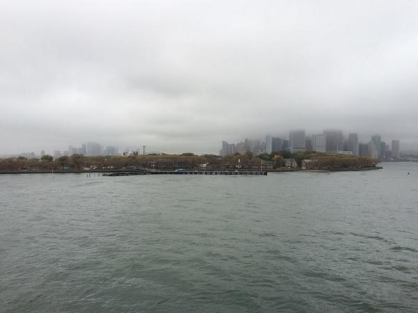 Amyjane7878's tweet photo. @cunardline It's foggy! But we have arrived!! http://t.co/I12RWH8rTK