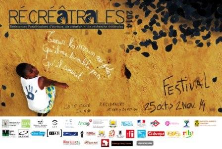 Récréâtrales 2014, c'est bientôt!
Ouagadougou devient la capitale du théâtre du 25 octobre au 2 novembre 2014!