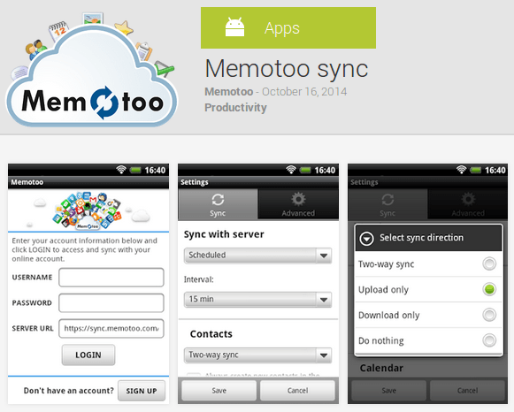 memotoo's tweet photo. New version of #Memotoo #sync app for #Android phones and tablets: https://t.co/bsyRG2EHLS http://t.co/IU49fOttZ8