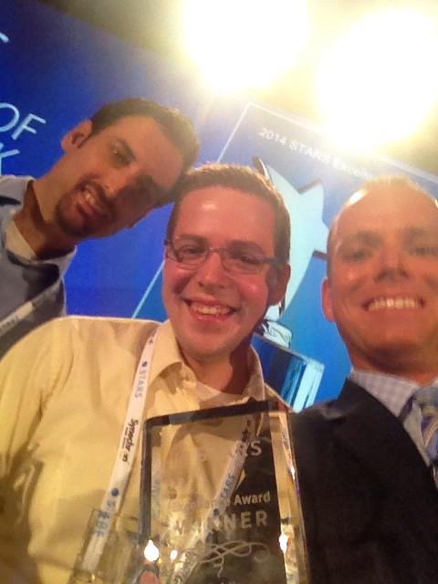 AhrensDavid's tweet photo. Awesome selfie of STARS Excellence Award winners at #STARSCON2014 @csstars @MarshGlobal http://t.co/AABwtgSFHK