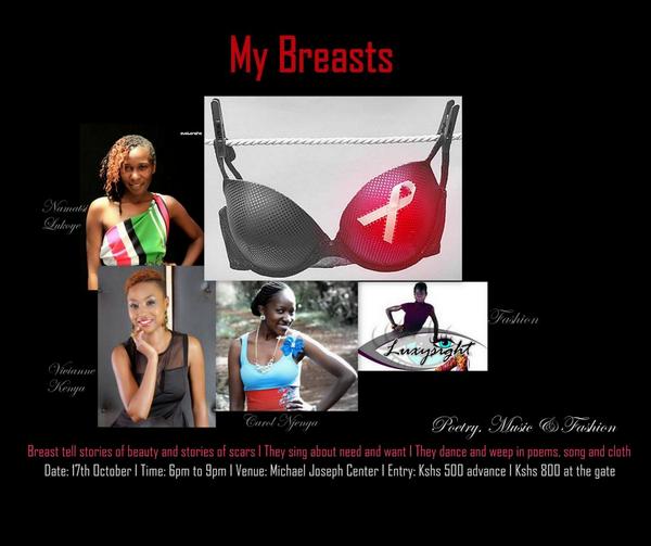 vivianne_ke's tweet photo. @mzaziwillytuva Have u and ur friends/colleagues had your breasts checked. Tomorrow #MYBREASTS #Artwithapurpose http://t.co/hcfKr4yZSg
